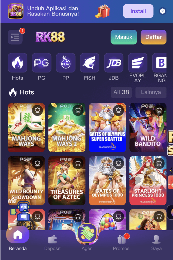 Pilihan kategori RK88 game terlengkap mulai dari petualangan hingga strategi yang lancar dimainkan di semua perangkat.